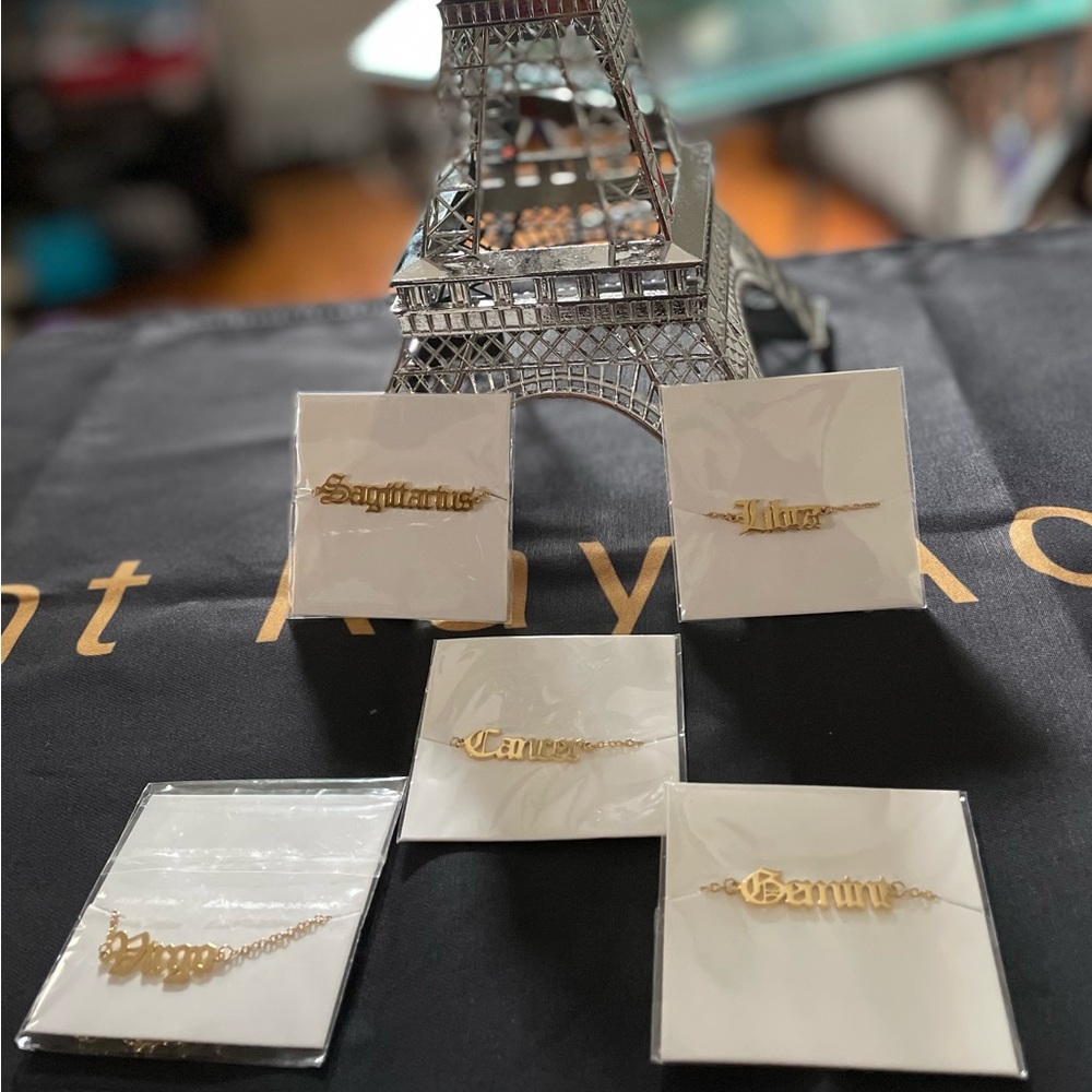 Zodiac anklets